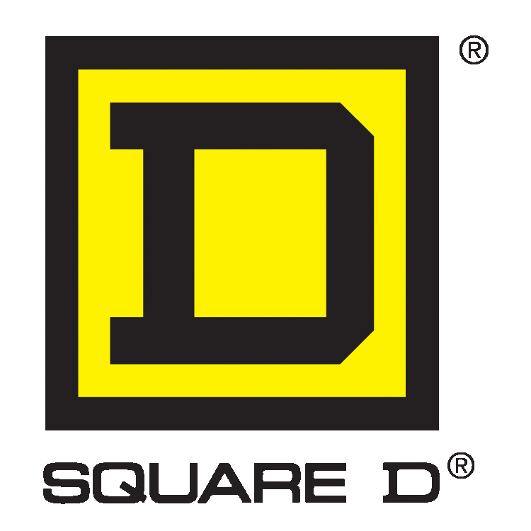 Square D logo.