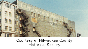 Wisconsin Roof sign circa 1985