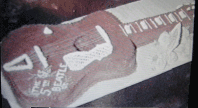 Jackie's Guitar Cake