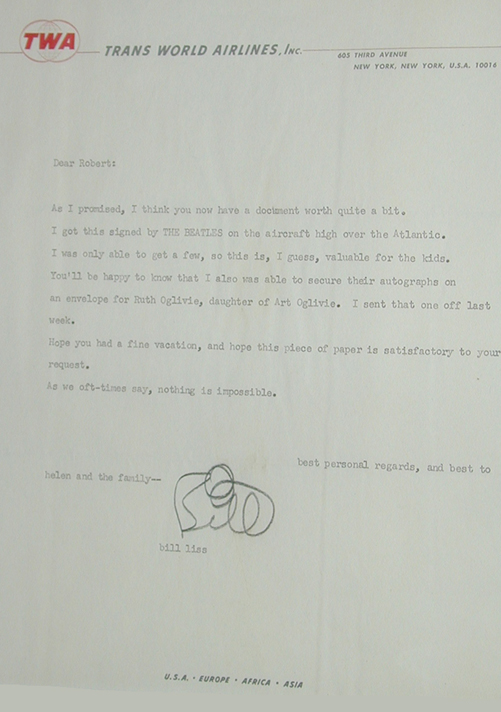 Bill Liss letter.