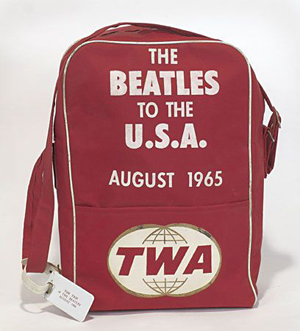Bag made for Beatles flight.