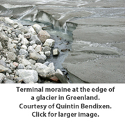 Greenland moraine