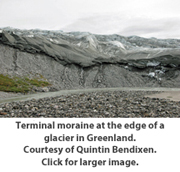 Greenland moraine