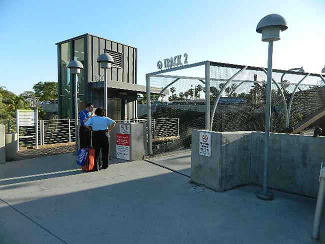 Salona beach Amtrak depot