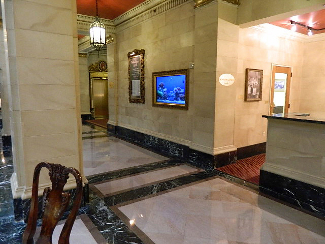 Lobby video acquarium
